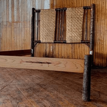 Old Hickory Blue Mountain Lake Bed Headboard