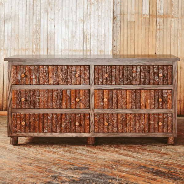 Old Hickory Cabin Six Drawer Dresser