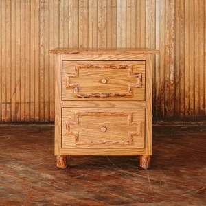 Old Hickory Ranch Two Drawer Nightstand