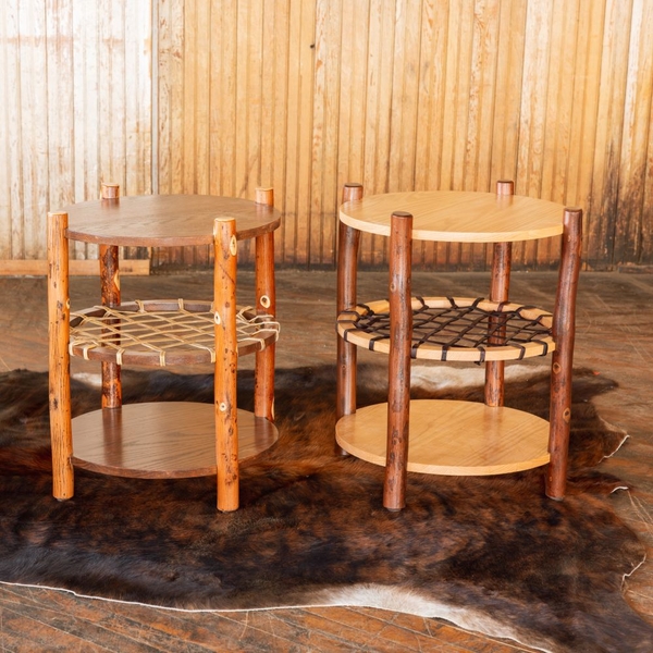 Old Hickory Tapper Side Table