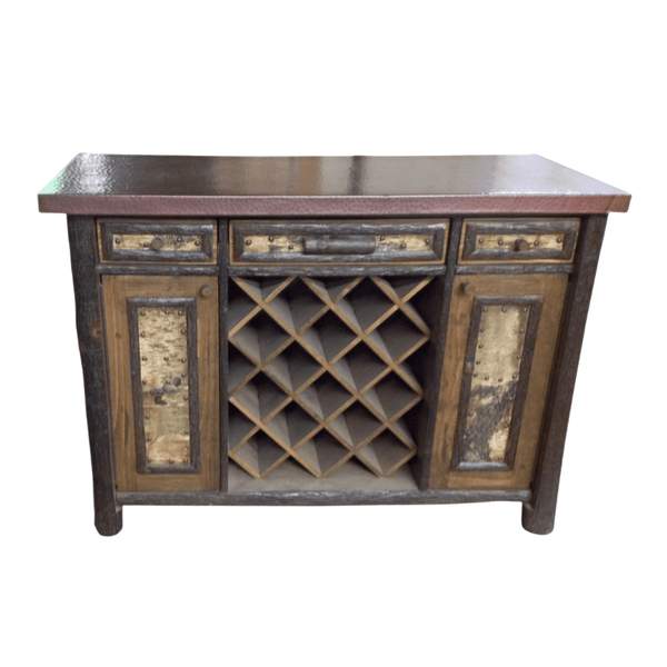 Old Hickory Wine Bar with Birch Accents