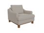 Olimpia Armchair with Wooden Frame