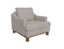 Olimpia Armchair with Wooden Frame