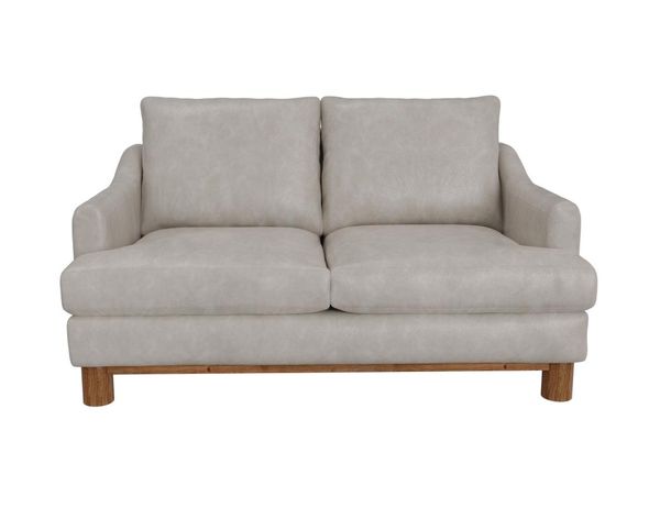 Olimpia Loveseat with Wooden Frame