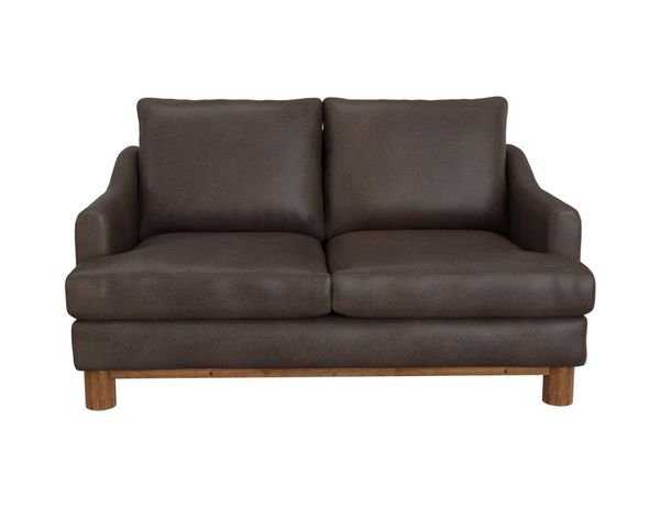 Olimpia Loveseat with Wooden Frame