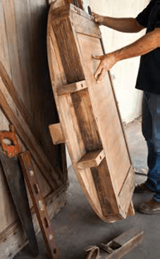 Oval Estate Window Frame Mirror