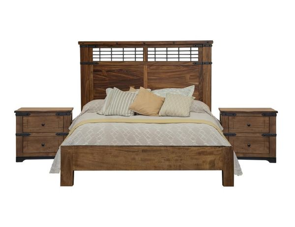 Parota 2-Drawer Nightstand