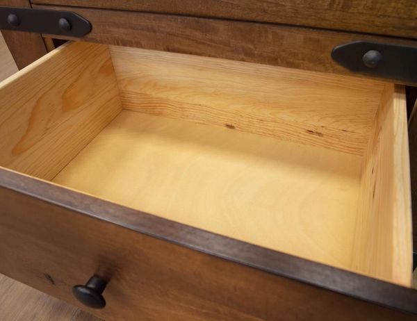 Parota 2-Drawer Nightstand