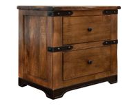 Parota 2-Drawer Nightstand