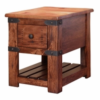 Parota Chairside Table