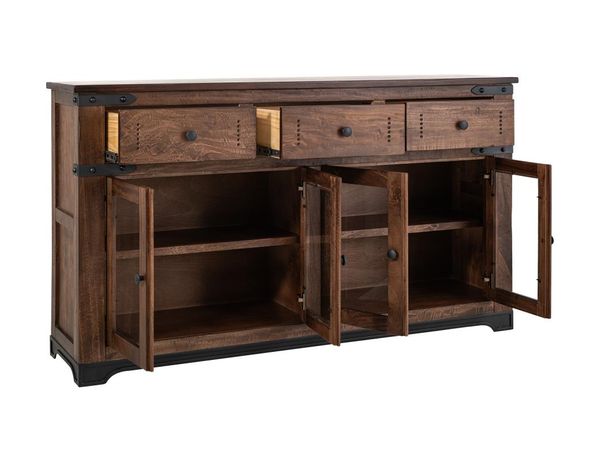 Parota 70" Console, 3 Drawers & 4 Doors