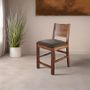 Parota Solid-Back Barstool