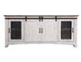 Pueblo White 80" Television Stand