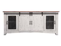 Pueblo White 80" Television Stand
