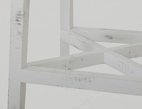 Pueblo White Bar Stool