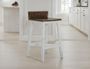 Pueblo White Bar Stool