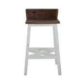 Pueblo White Bar Stool