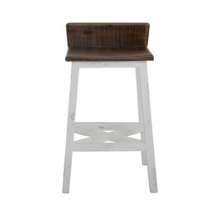 Pueblo White Bar Stool