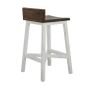 Pueblo White Bar Stool