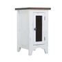 Pueblo White Chair Side Table