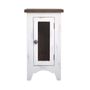 Pueblo White Chair Side Table