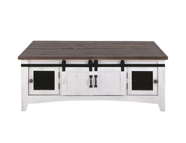 Pueblo White Cocktail Table