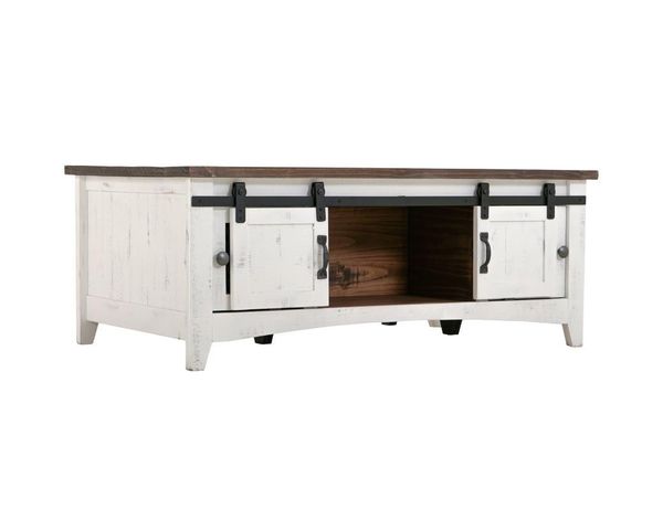 Pueblo White Cocktail Table