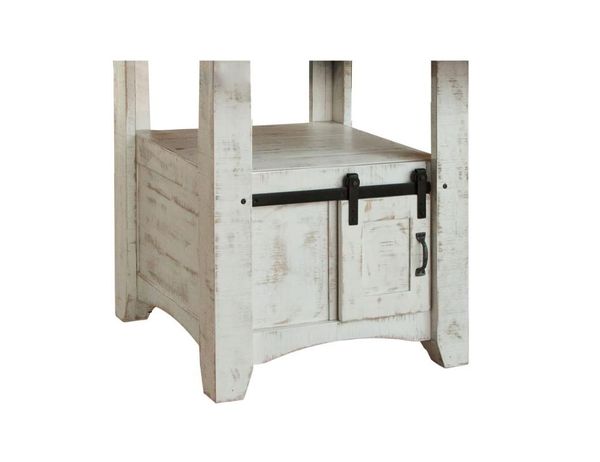 Pueblo White Counter Table