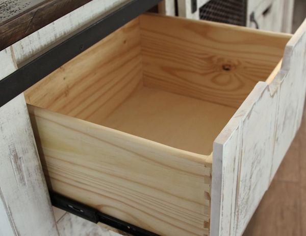 Pueblo White Dresser