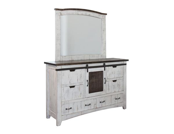 Pueblo White Dresser