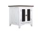 Pueblo White End Table