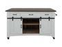 Pueblo White Kitchen Island