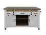 Pueblo White Kitchen Island