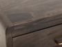 Dark Mezquite Rounded 5 Drawer Chest