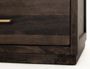 Dark Mezquite Rounded 5 Drawer Chest