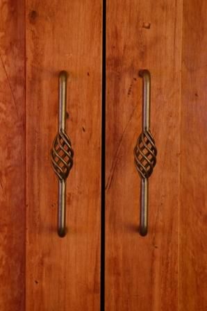 Rustic Alder 4 Drawer Armoire