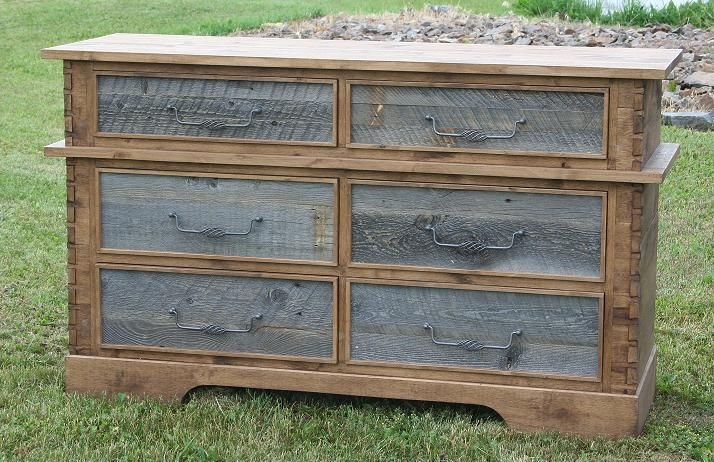 Rustic Alder 6 Drawer 60" Dresser Rustic Alder 6 Drawer 60" Dresser