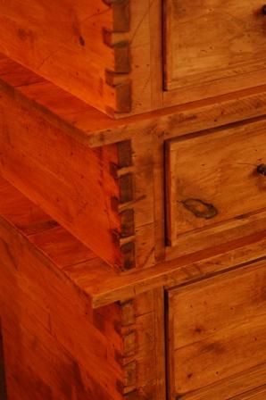 Rustic Alder 6 Drawer Chest