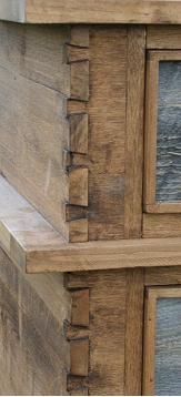 Barnwood/Alder 2 over 4 Drawer Chest