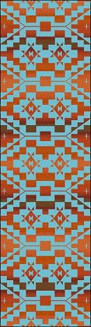 Sacred Trail Red Burst Rug