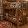 Sawmill Rough Sawn Full over Full Bunk Bed