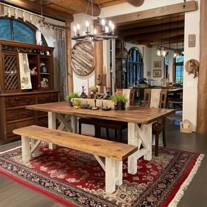 Sawmill Farmhouse Dining Bench