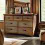 Sawmill Rough Sawn 7 Drawer Dresser