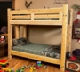 Sawmill Hickory Spindle Bunk Bed