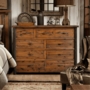 Sawmill Hickory 9 Drawer Dresser