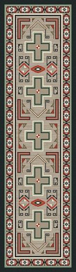Sawtooth Raincloud Rug