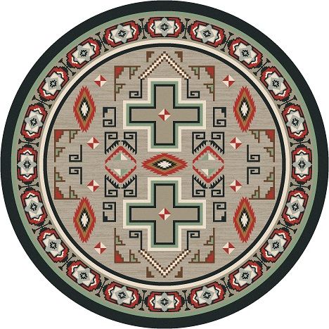 Sawtooth Raincloud Rug