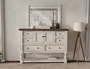 Stone 6 Drawer, 2 Door Dresser