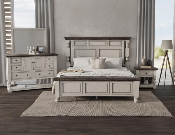 Stone 6 Drawer, 2 Door Dresser