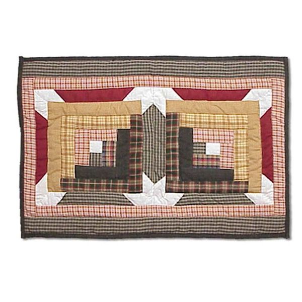 Snowflake Log Cabin Quilt Set